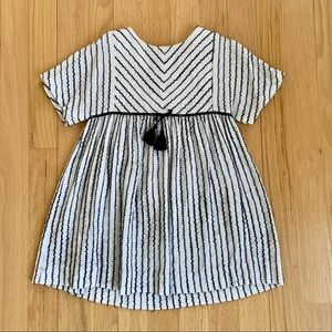zara girl’s striped dress